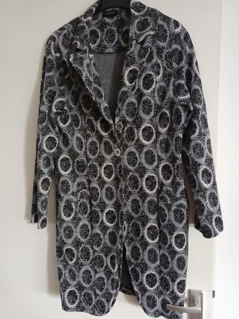 Pescara jasje/vest met cirkelprint - Maat XXL, Kleding | Dames, Zwart, Maat 46/48 (XL) of groter, Pescara, Ophalen of Verzenden