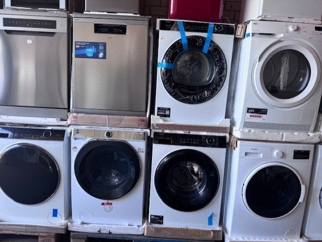 Ruime keuze A-merk wasmachines & (warmtepomp)drogers, 6 tot 8 kg, Minder dan 85 cm, Nieuw, Ophalen of Verzenden