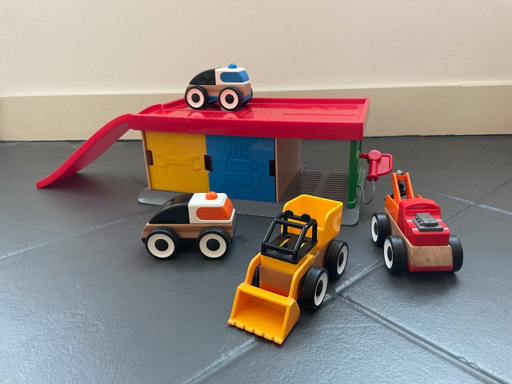 Lillabo speelgoed garage, Ophalen, Gebruikt