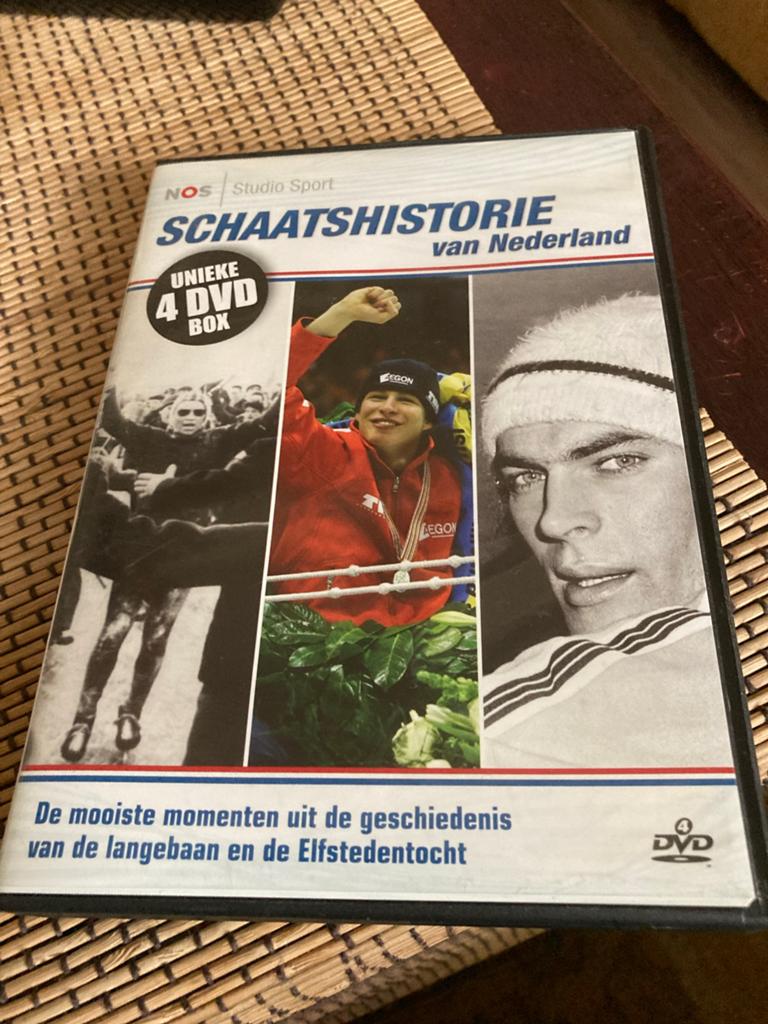4 dvd’s Schaatshistorie van Nederland, Alle leeftijden, Ophalen of Verzenden, Zo goed als nieuw