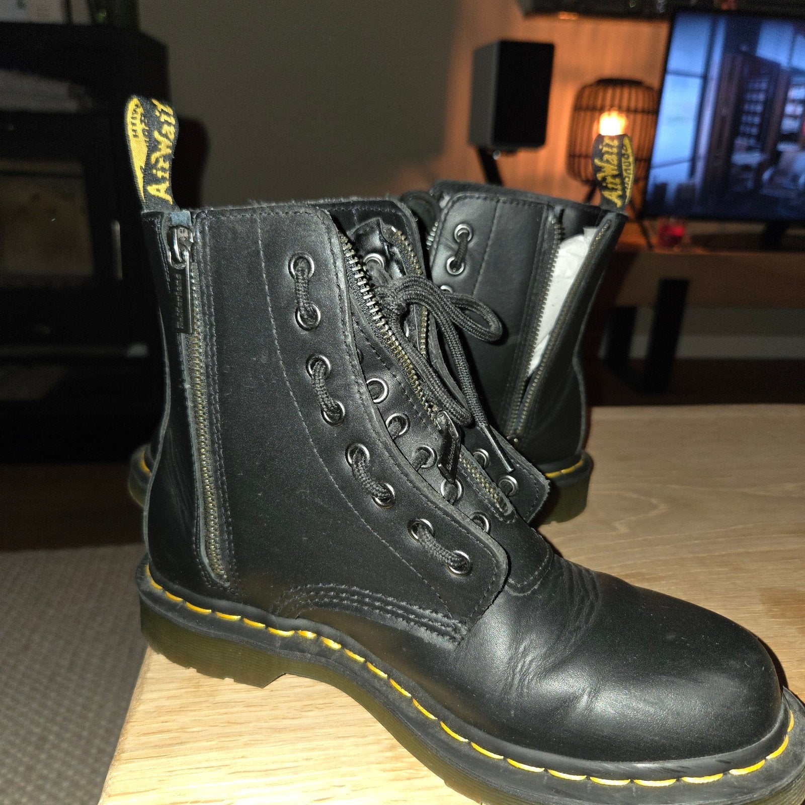 Dr. Martens 1460 Pascal Zip Laarzen - Maat 39, Kleding | Dames, Zwart, Lage of Enkellaarzen, Nieuw, Ophalen of Verzenden