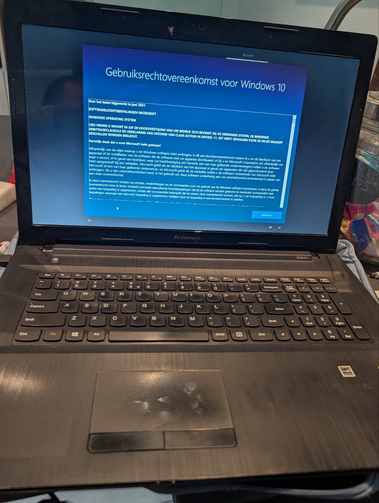 Lenovo laptop, Ophalen, Gebruikt, 2 tot 3 Ghz, 15 inch
