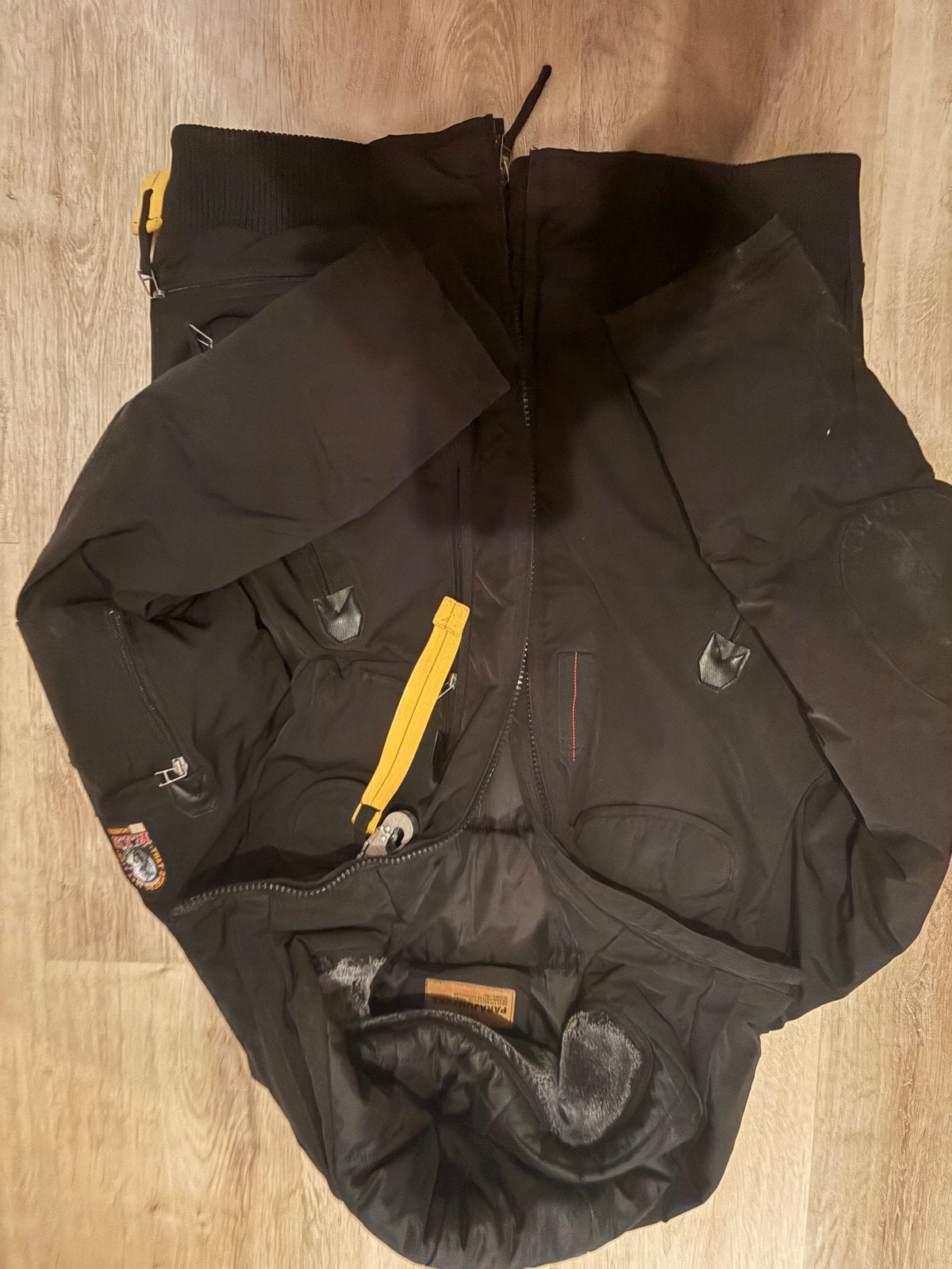 Parajumpers Zwarte Zware Jas Maat L - Goede Staat, Ophalen of Verzenden, Gedragen, Maat 52/54 (L), Zwart