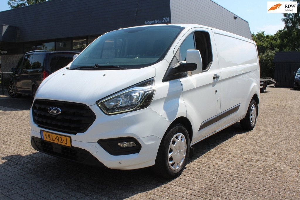 Ford Transit Custom 300 2.0 TDCI L2H1 Trend AUTOMAAT LANGE U, Stof, Wit, 14 km/l, Bedrijf