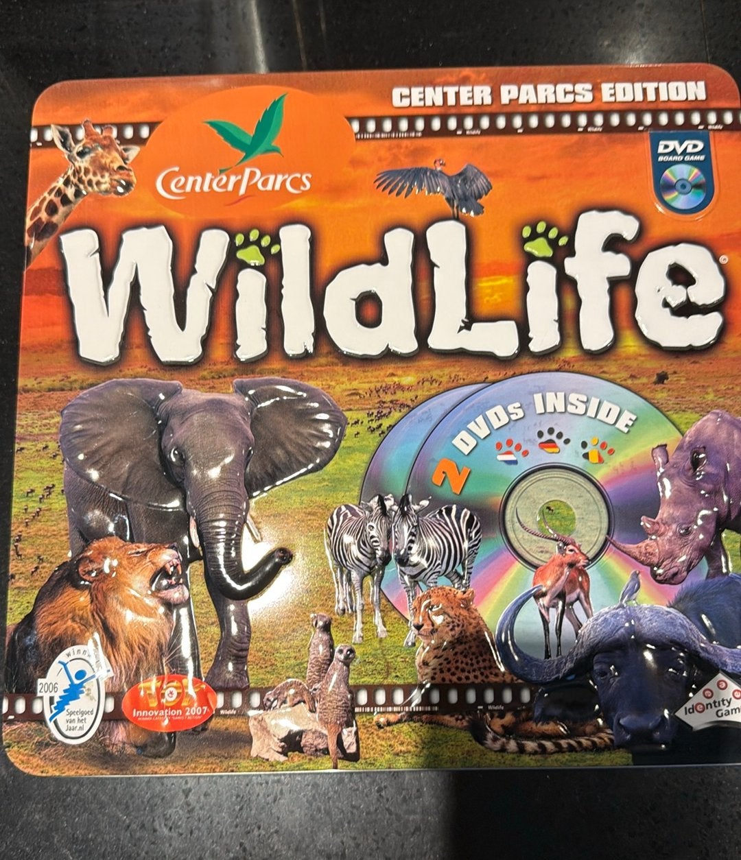 Wildlife spel centerparcs editie, op safarie wilde dieren, Hobby en Vrije tijd, Ophalen, Nieuw
