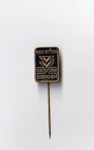 volmetaal speld Rouf Kitten Verf Vliet, Gorinchem, Verzamelen, Speldjes, Pins en Buttons, Ophalen of Verzenden, Gebruikt, Overige onderwerpen