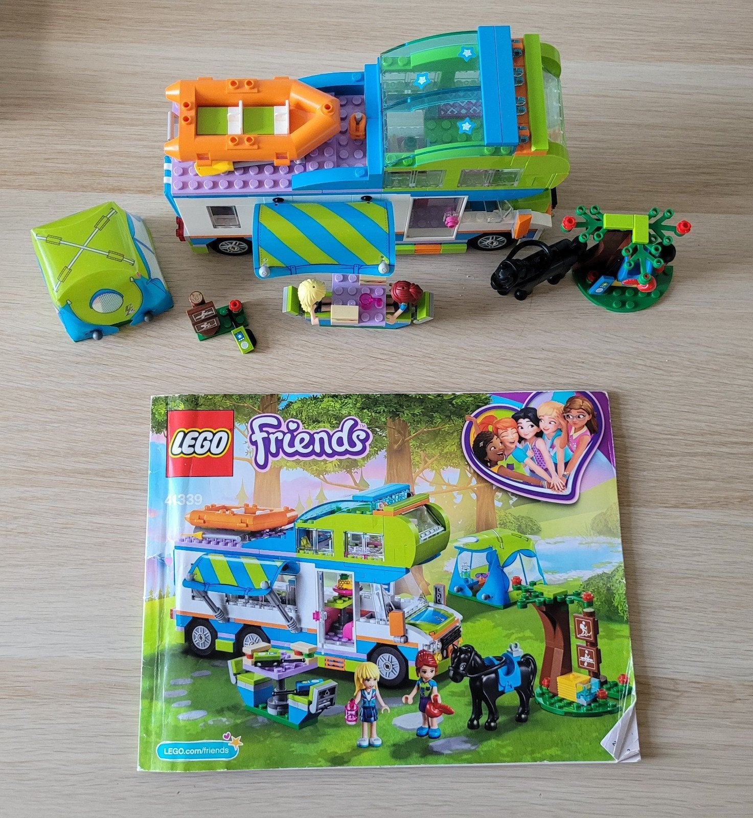 Camper 41339 lego friends set, Ophalen, Lego, Friends, Complete set