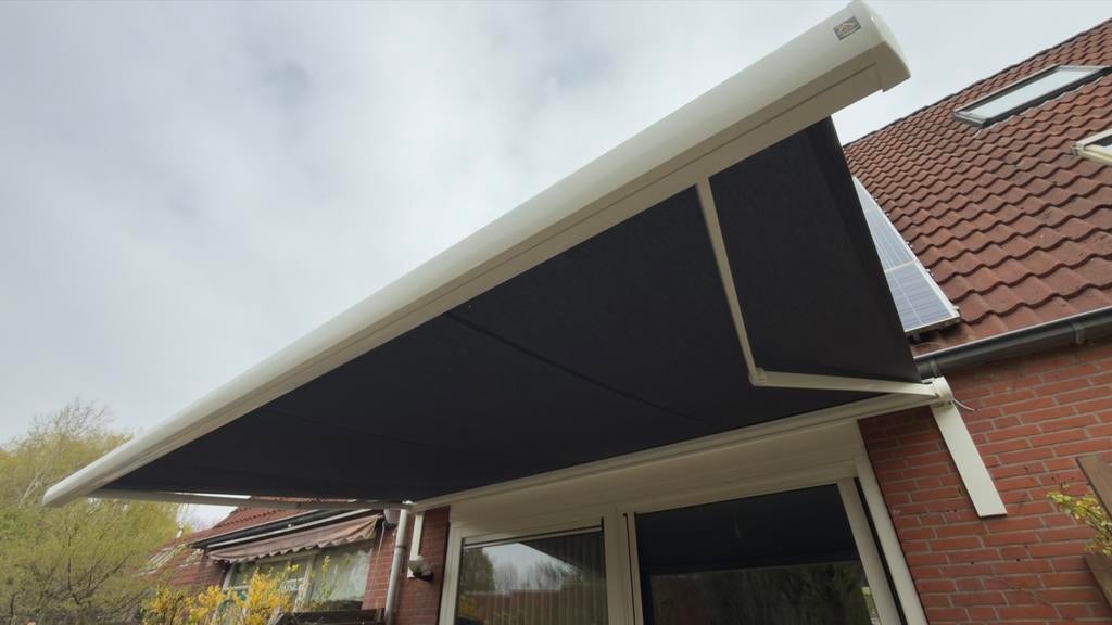 Zonwering op maat van Kamstra Montage, Ophalen, 450 cm of meer, 150 tot 300 cm, Knikarmscherm