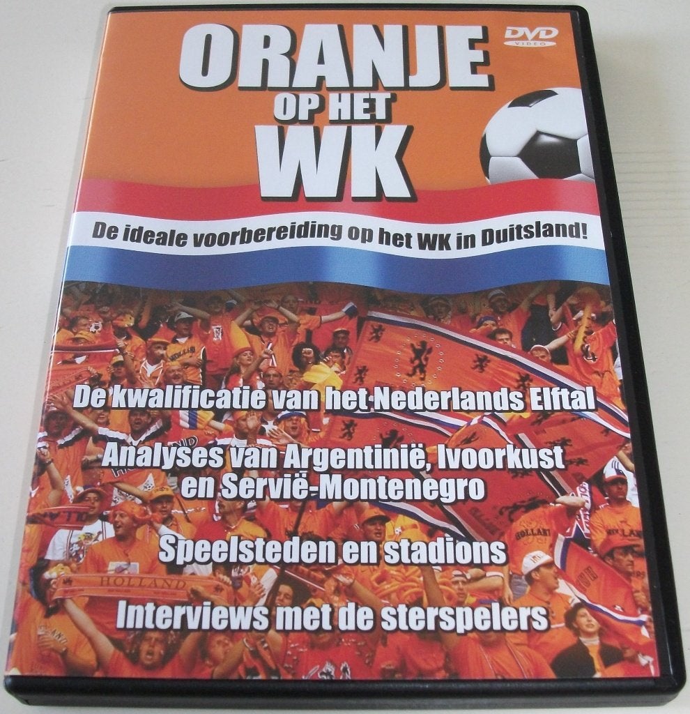Dvd *** ORANJE OP HET WK *** Ideale voorbereiding op het WK, Cd's en Dvd's, Voetbal, Alle leeftijden, Ophalen of Verzenden, Zo goed als nieuw