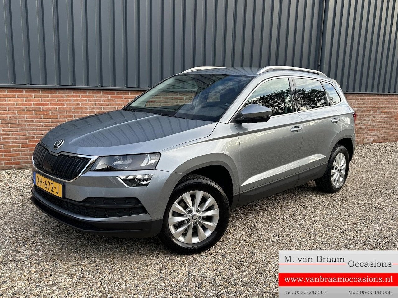 Skoda Karoq 1.0 TSI Clever Edition Navigatie/Pdc/Ecc/Trekhaa, Auto's, Voorwielaandrijving, Gebruikt, Euro 6, 116 pk