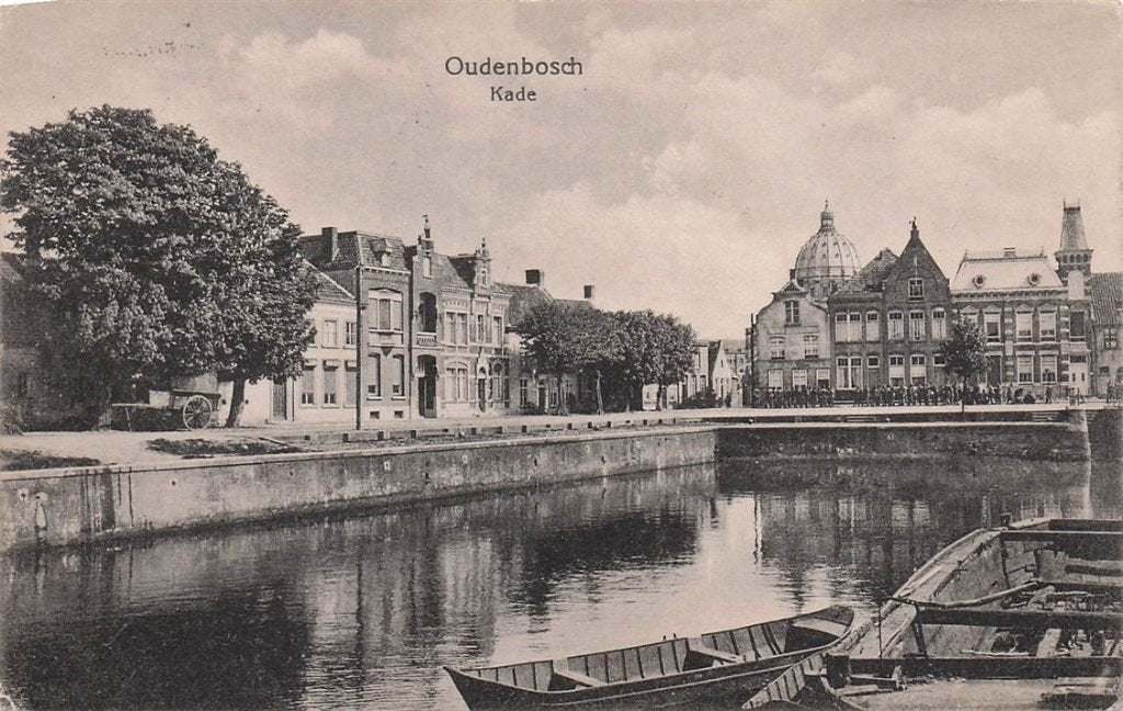 703-130-043 Oudenbosch Kade, Verzamelen, Ansichtkaarten | Nederland, Verzenden, Voor 1920, Noord-Brabant