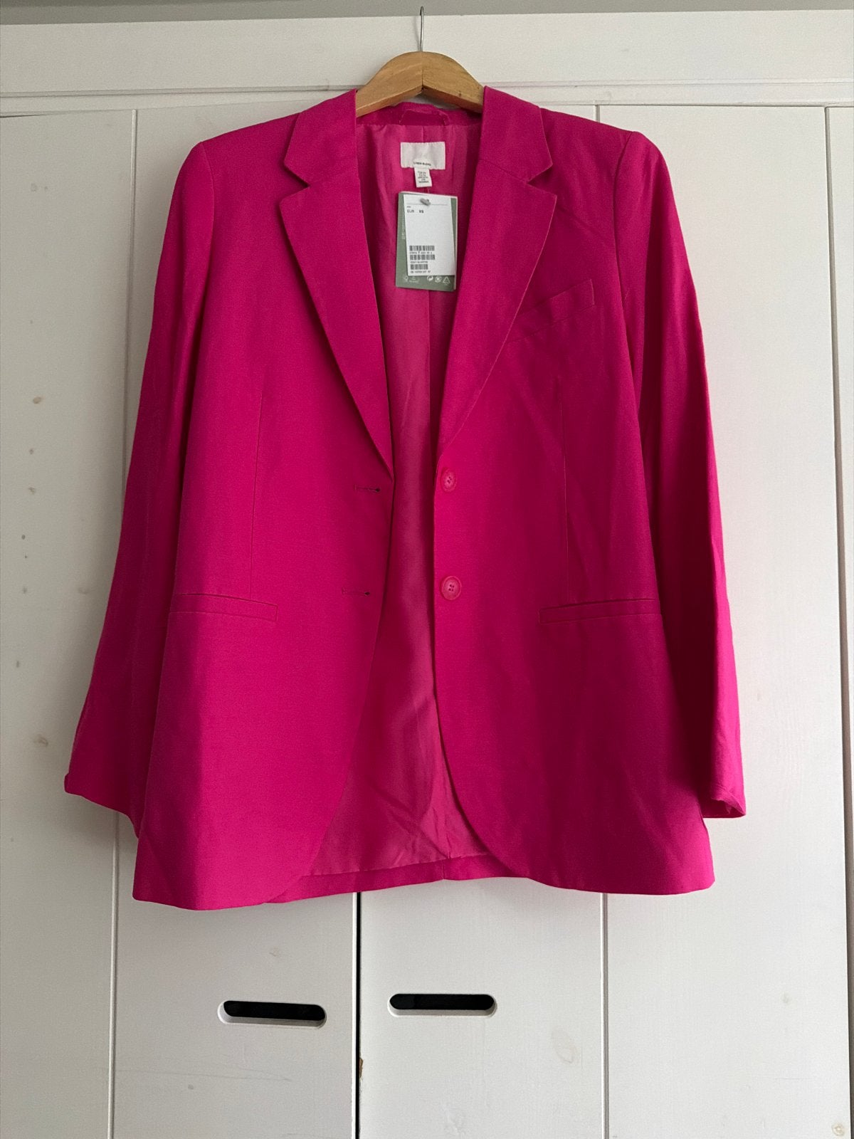 Nieuwe H&M Linnen Blend Blazer - Diverse Kleuren, Ophalen, Nieuw, Jasje, Roze