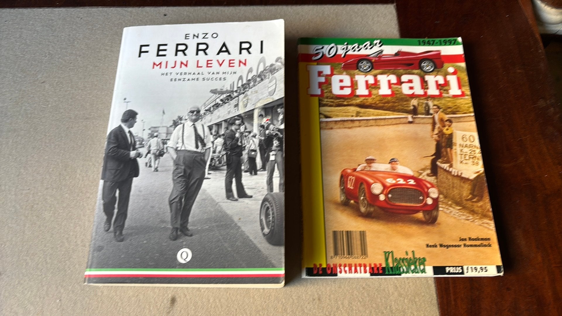 Enzo Ferrari - mijn leven & 50 jaar Ferrari, Ophalen of Verzenden, Gelezen, Ferrari