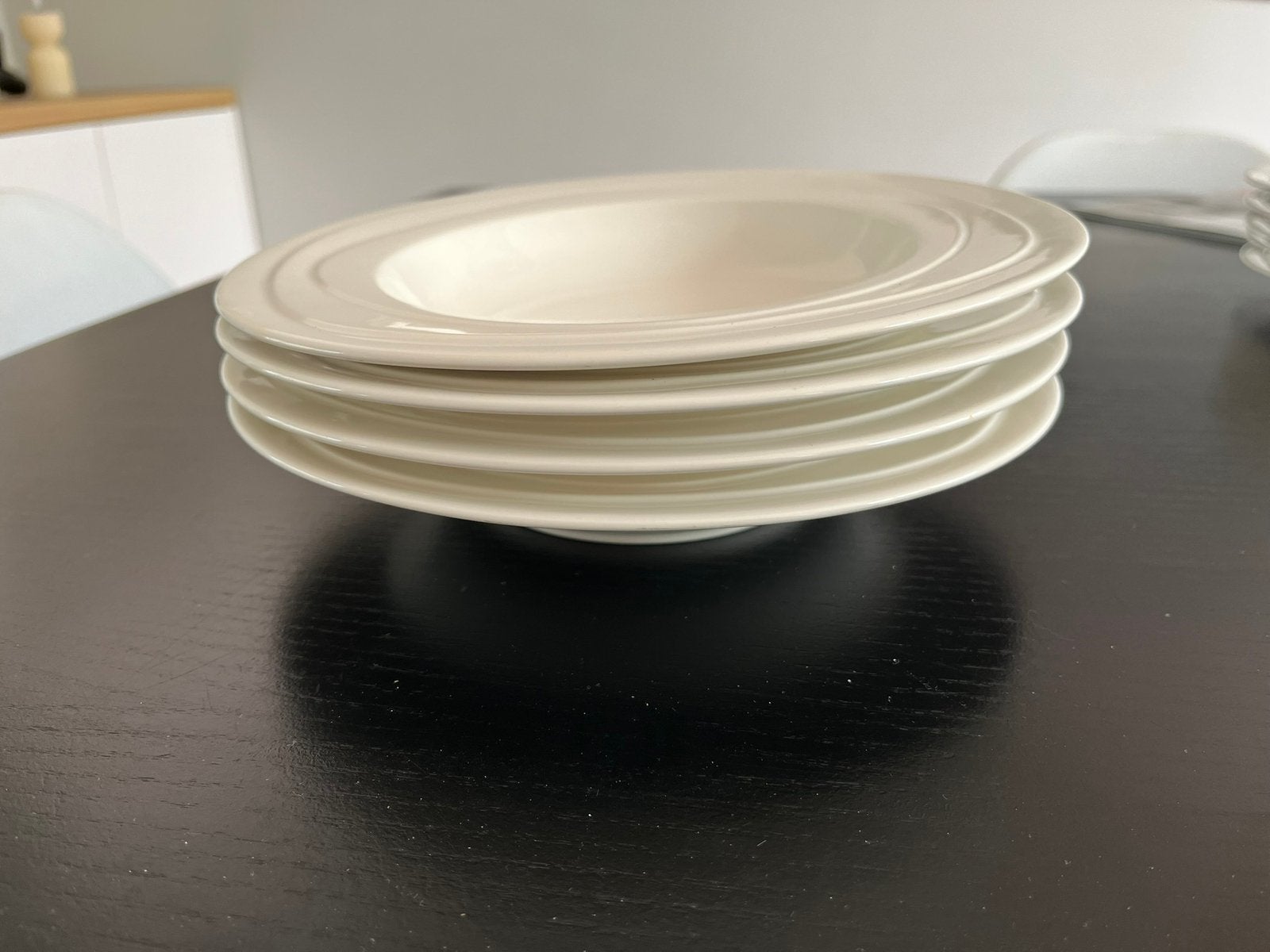 Jamie Oliver - 4x wave diep bord  , 23cm, Huis en Inrichting, Ophalen of Verzenden, Zo goed als nieuw, Bord(en), Overige stijlen