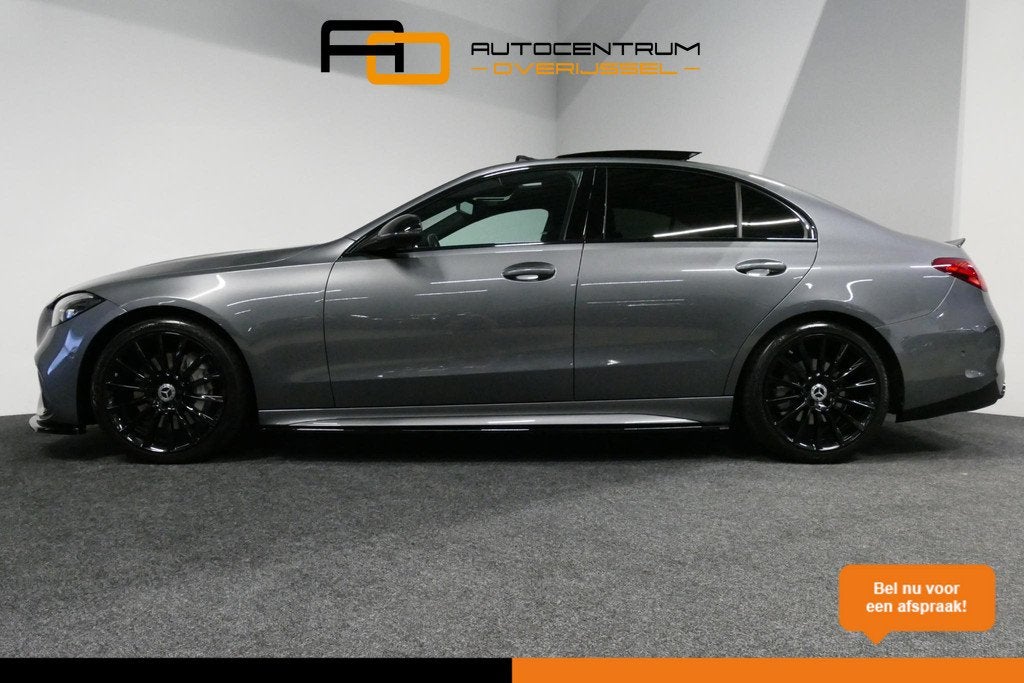 Mercedes-Benz C-klasse 200 AMG Line / Orig. Nederlands / C63, Auto's, Automaat, Achterwielaandrijving, Euro 6, 4 cilinders