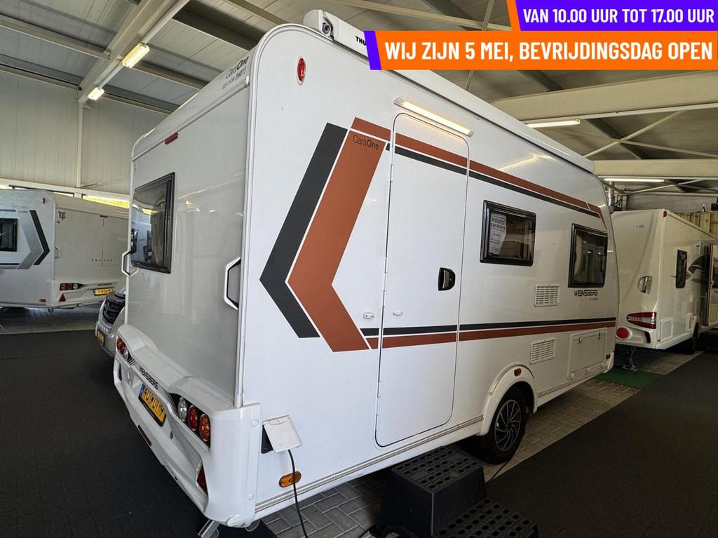 Weinsberg 420 QD CARA ONE HOT ED.DWARSBED,MOVER,CASS.LUIFEL, Bedrijf, 750 - 1000 kg, 6 tot 7 meter, Tot en met 4