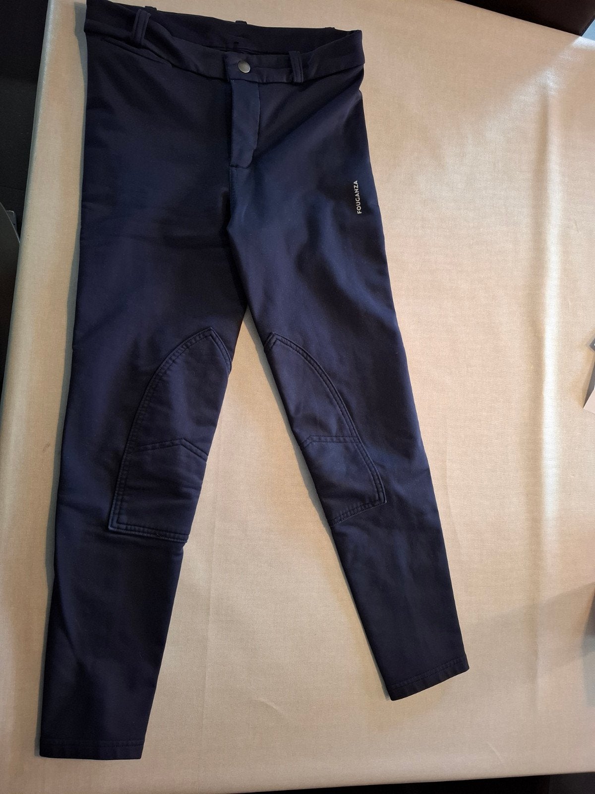 Nette rijbroek Fouganza blauw maat 14Y, Dieren en Toebehoren, Blauw, Kinderen, Dressuur, Zo goed als nieuw