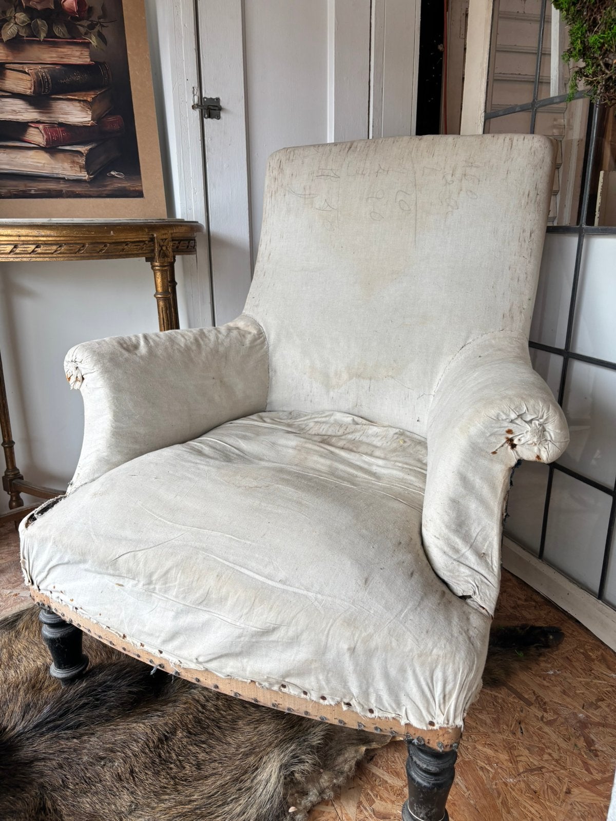 Vintage fauteuil, Huis en Inrichting, Fauteuils, Ophalen, Zo goed als nieuw, 75 tot 100 cm, 50 tot 75 cm