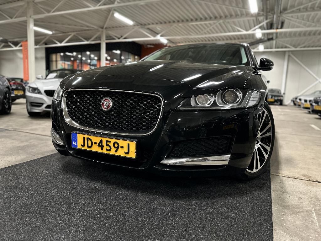 Jaguar XF 3.0D V6 330PK Aut8 2015 Zwart FACELIFT PORTFOLIO, Auto's, Automaat, Achterwielaandrijving, Euro 6, 2000 kg