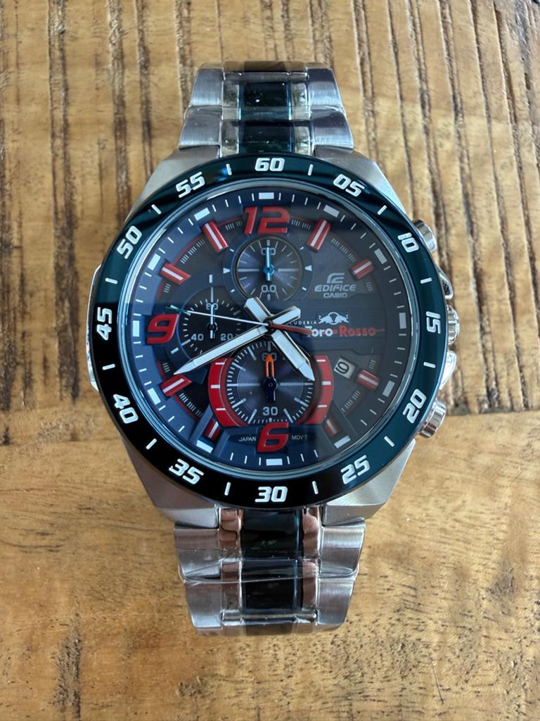 Casio Scuderia Toro Rosso F1 Team Horloge, Casio, Staal, Polshorloge, Nieuw