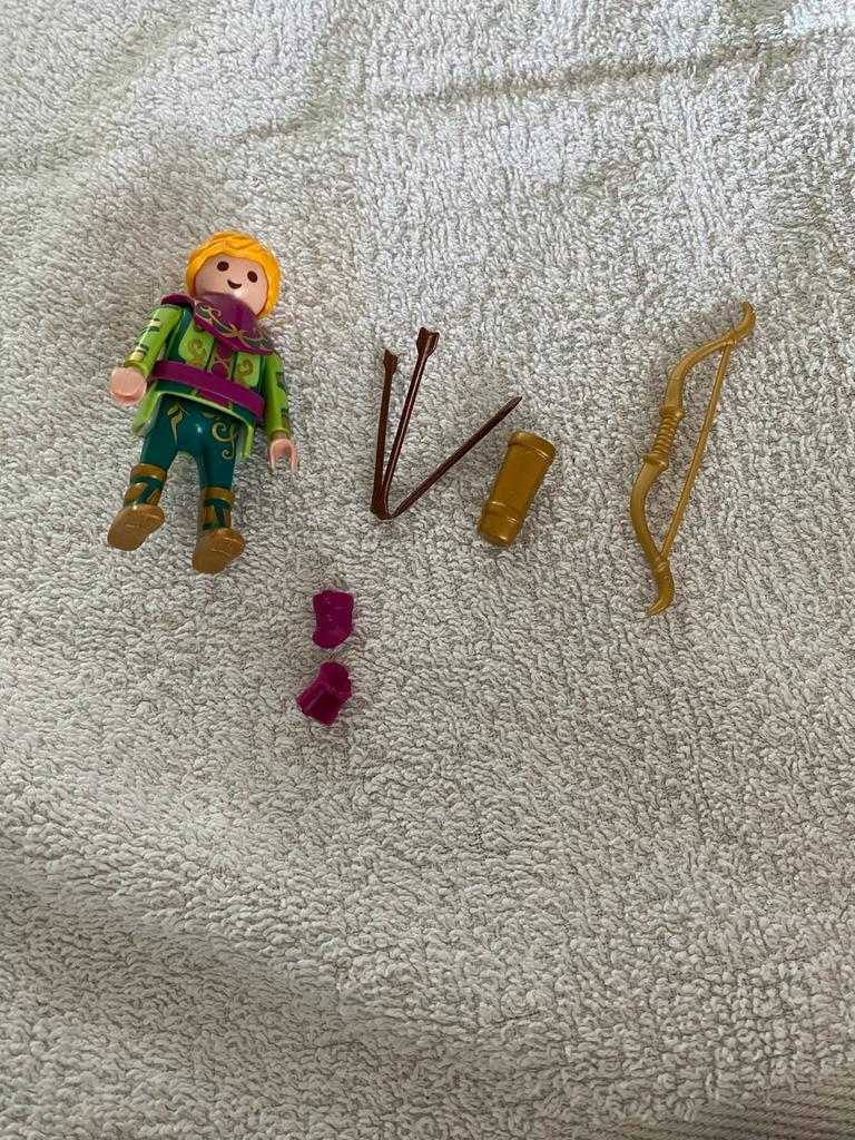 Playmobil Robin Hood met pijl en boog, Kinderen en Baby's, Speelgoed | Playmobil, Ophalen of Verzenden, Gebruikt, Los playmobil
