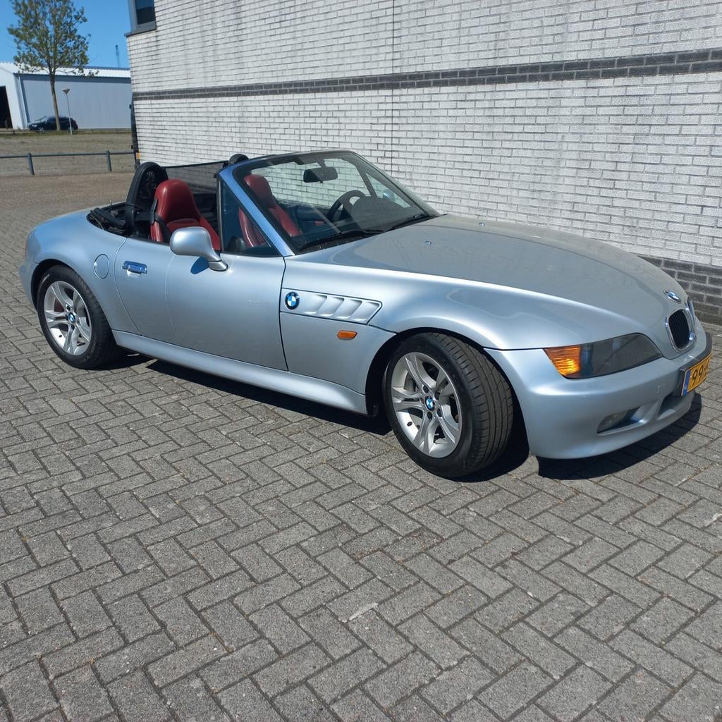 BMW Z3 1.8 Roadster 1998 Grijs APK 15-5-'27 !!, Bluetooth, Achterwielaandrijving, 4 cilinders, Cabriolet
