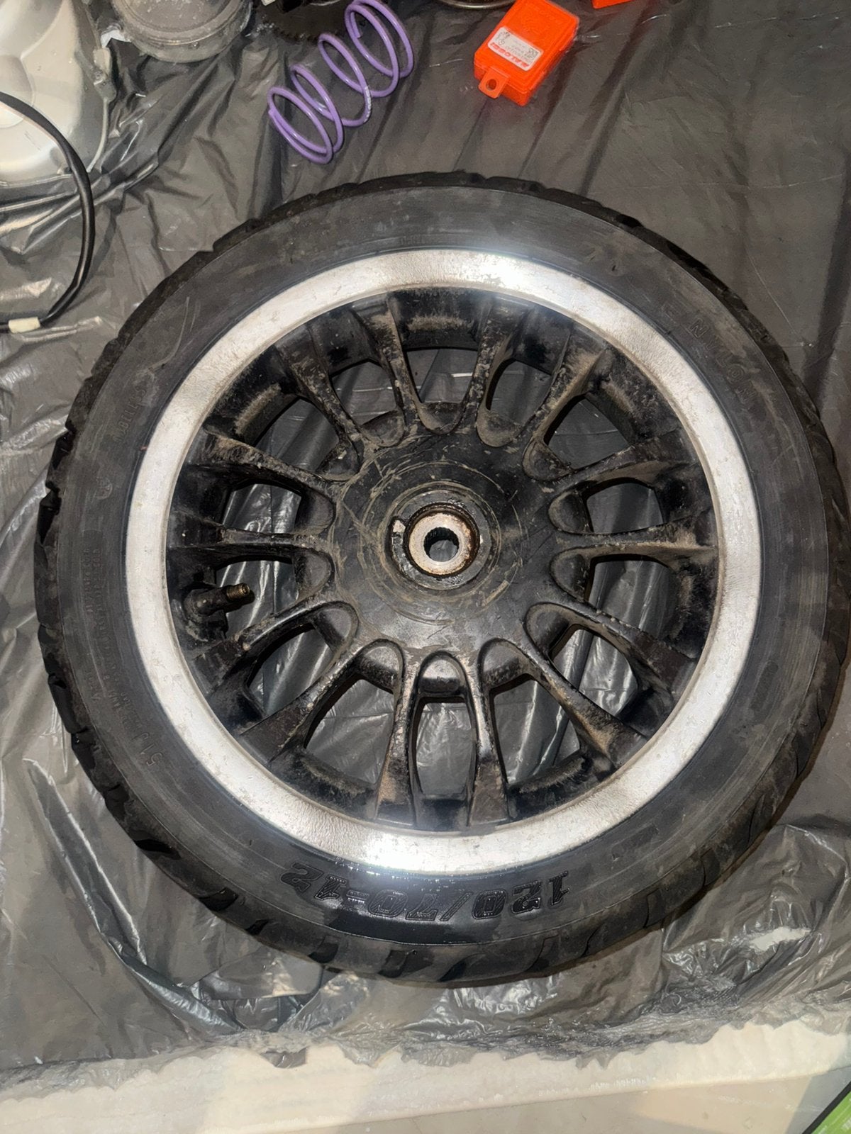 Vespa sprint achtervelg, Ophalen of Verzenden, Overige typen, Vespa