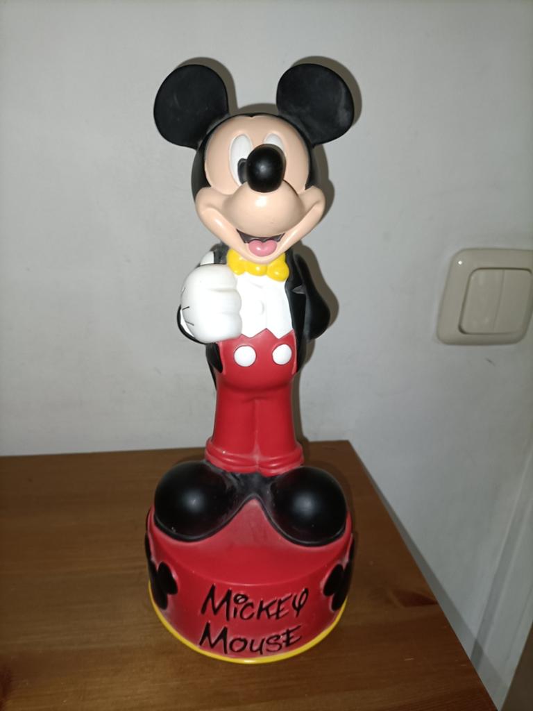 Vintage Mickey Mouse spaarpot, Ophalen of Verzenden, Mickey Mouse, Zo goed als nieuw