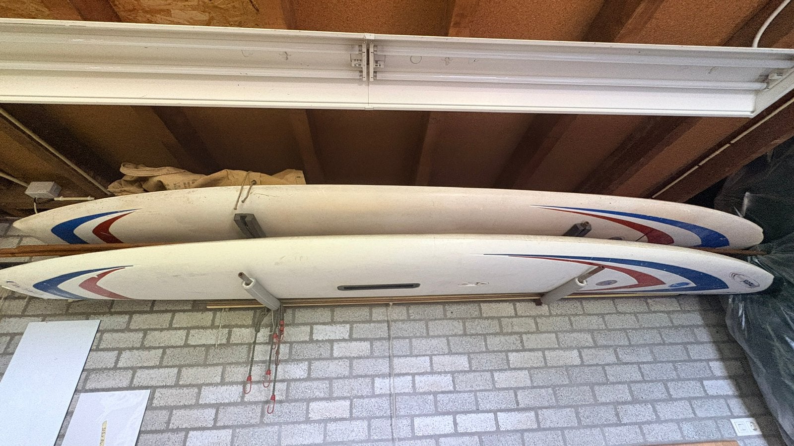 2 vintage Mistral windsurfboards (Competition & Allround), Watersport en Boten, Ophalen, Zo goed als nieuw, Plank