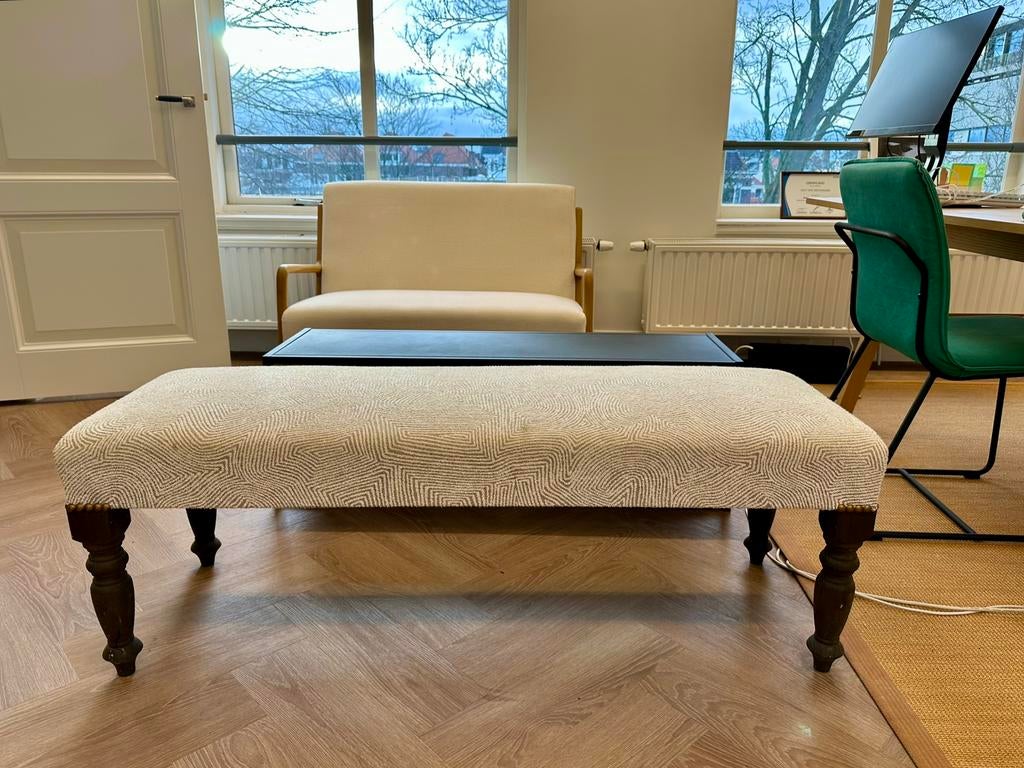 Voetenbank hocker bankje, Ophalen, Minder dan 75 cm, Tweepersoons, Bohemian