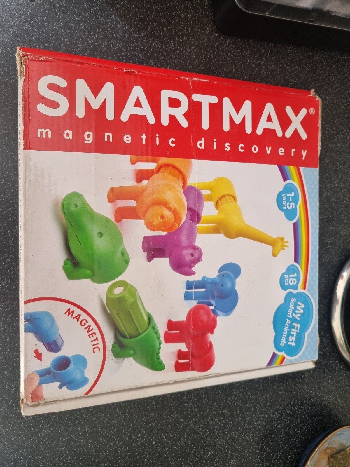 SMARTMAX Magnetic Discovery - Mijn Eerste Safari Dieren, Kinderen en Baby's, Ophalen of Verzenden, Gebruikt, Bouwen