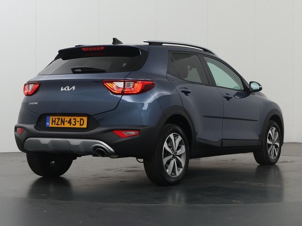 Kia Stonic 1.0 T-GDi MHEV DynamicPlusLine | Keyless | Naviga, Auto's, Kia, 1160 kg, Euro 6, Blauw, Automatische klimaatregeling