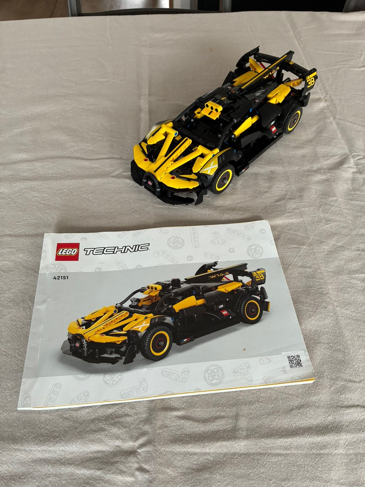 Lego 42151 Bugatti Bolide, Gebruikt, Lego, Compleet, Ophalen of Verzenden