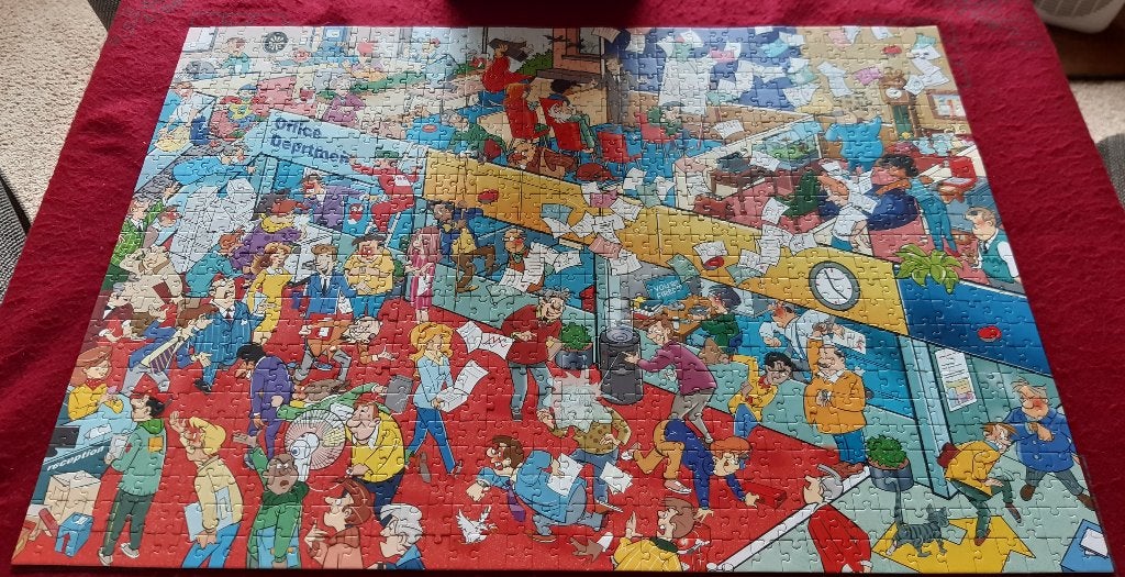 That’s Life puzzels 1000 stukjes merk Goliath kantoren, Ophalen of Verzenden, 500 t/m 1500 stukjes, Zo goed als nieuw