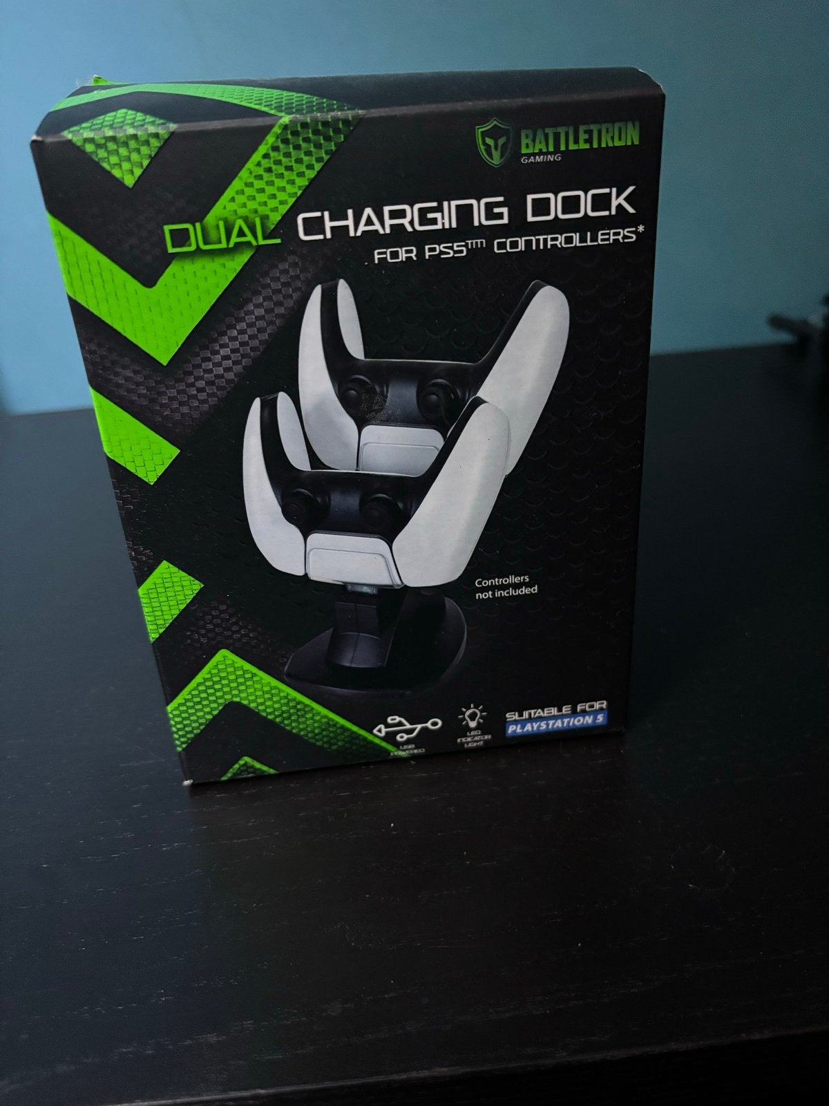 Battletron Dual Charging Dock voor PS5 Controllers, Verzenden, Nieuw, Voeding, Oplader of Kabel, PlayStation 5