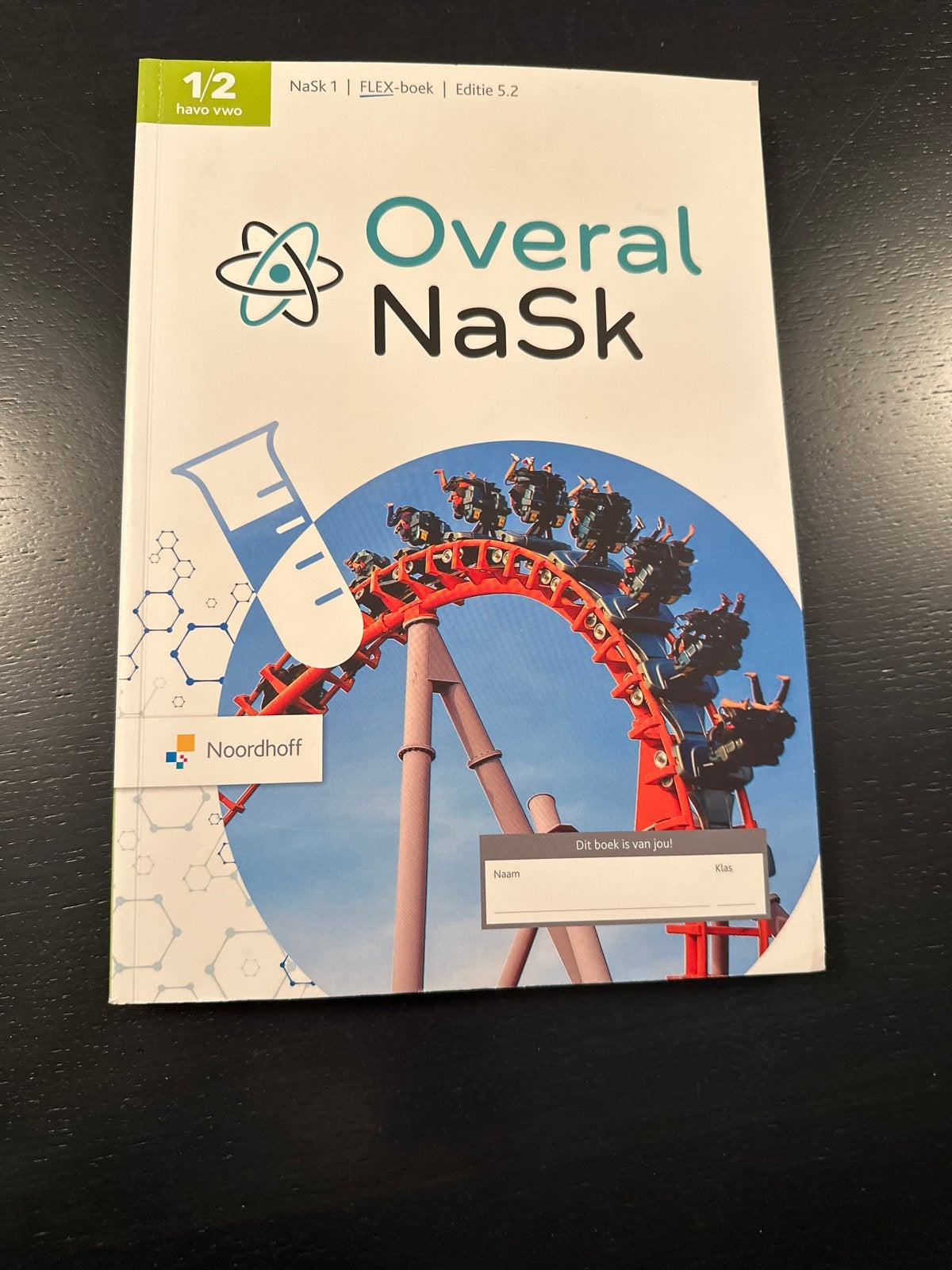 Overal NaSk 1-2 havo/vwo Leeropdrachtenboek Editie 5.2 Flex, Ophalen of Verzenden, Zo goed als nieuw, HAVO, Natuurkunde