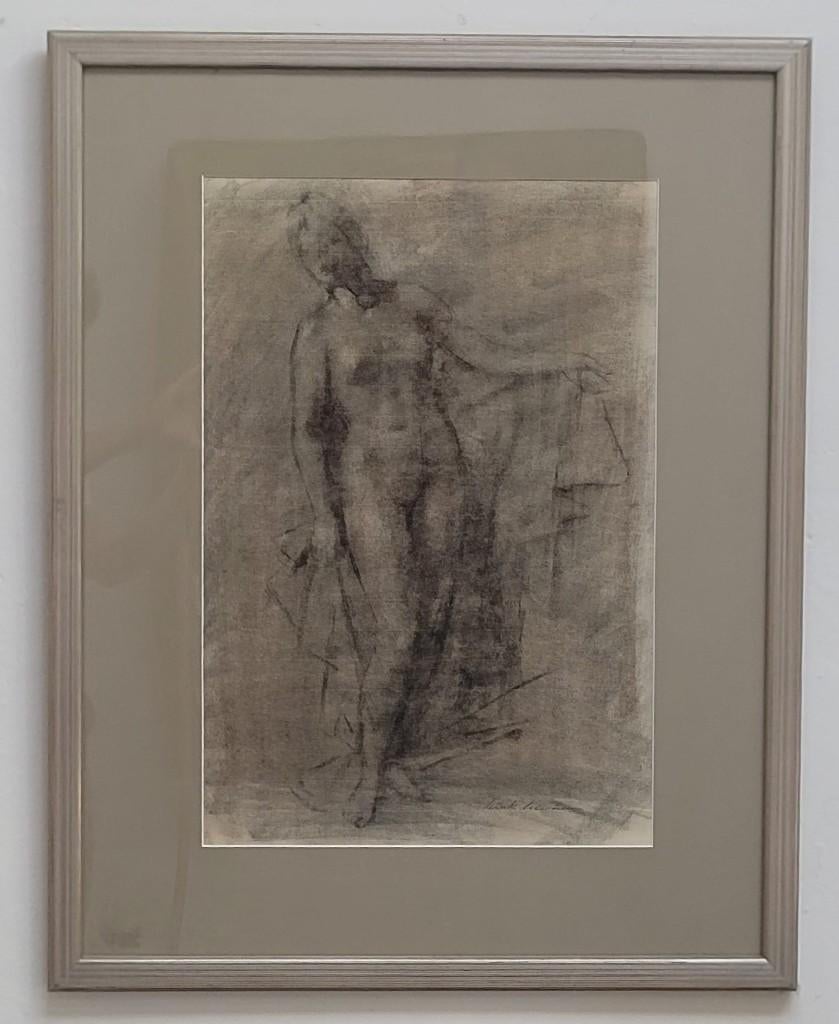 Sierk Schröder, tekening naakt., Ophalen