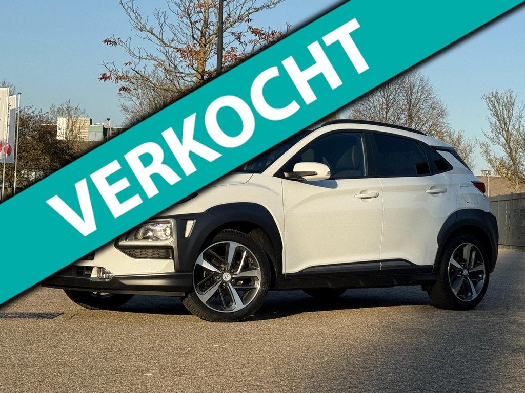 Hyundai Kona 1.0 TGDI Style 2WD Trekhaak , Schuif/Kanteldak, Auto's, Hyundai, Bedrijf, Te koop, Kona, ABS, Achteruitrijcamera