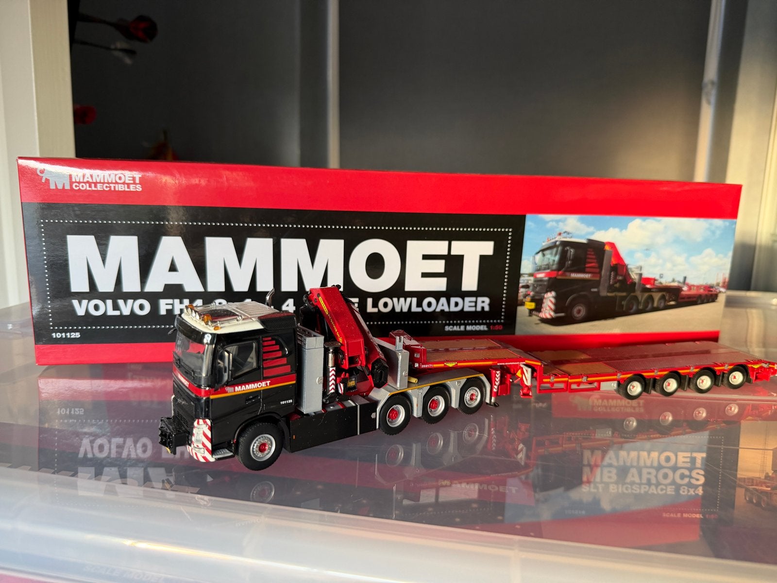 WSI Mammoet Volvo FH4 8x4 + 4-assige dieplader, Ophalen of Verzenden, Zo goed als nieuw, Overige merken