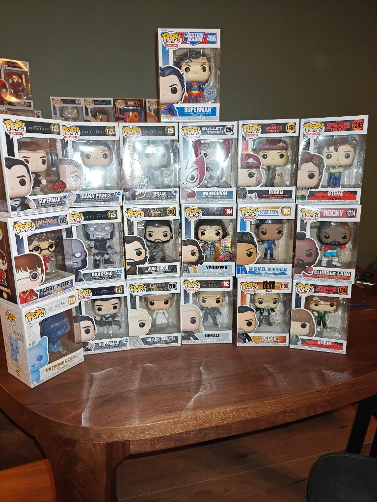 Funko pop collectie dc, movies, television, Ophalen of Verzenden, Gebruikt