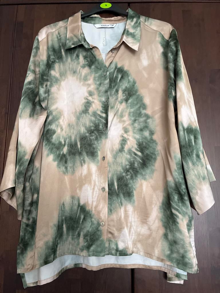 Summum Blouse Maat 40 - Zo goed als nieuw, Ophalen of Verzenden, Zo goed als nieuw, Maat 38/40 (M), Groen