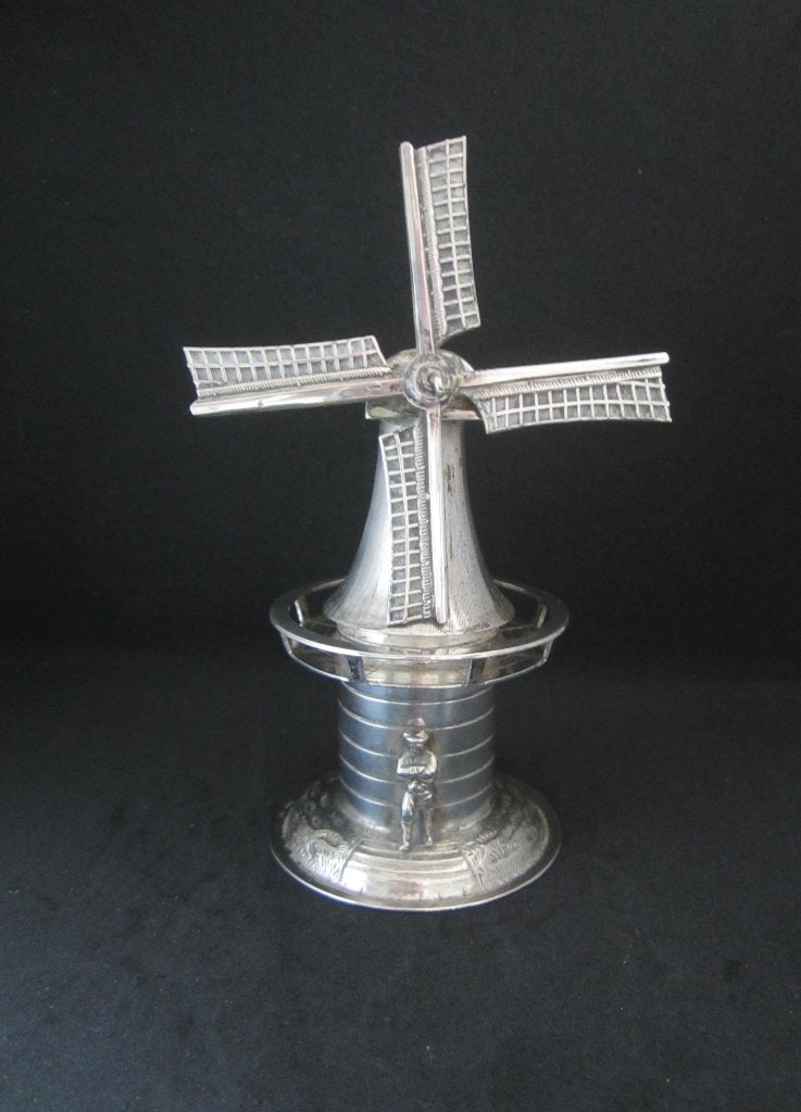 ZILVEREN MINIATUUR MOLEN, Antiek en Kunst, Ophalen, Zilver