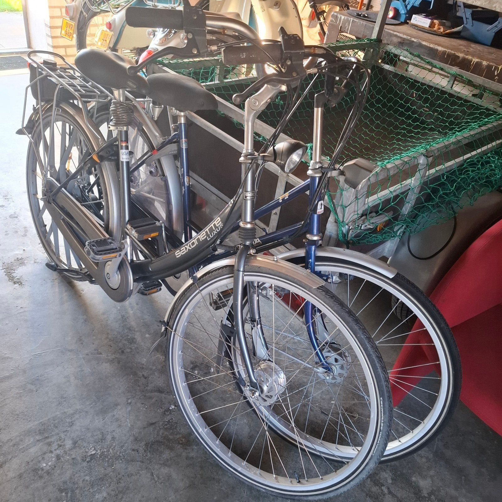 2x spartamet saxonette fietsen met hulpmotor, Ophalen, Gebruikt