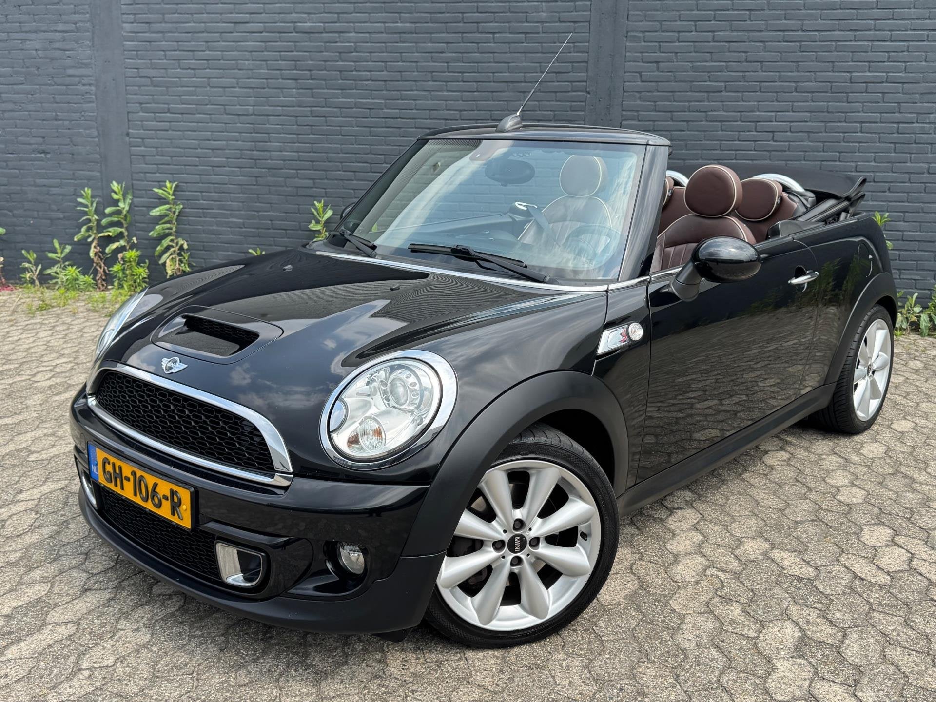 Mini Mini Cabrio 1.6 Cooper S AUTOMAAT, LEER, NAVI, CLIMA,, Auto's, Euro 5, 15 km/l, Gebruikt, 4 cilinders