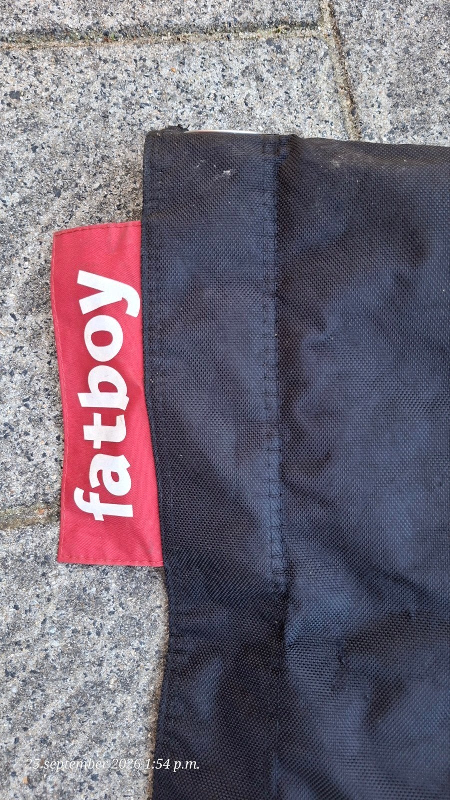 Fatboy zitzak - Zwart, Ophalen, Gebruikt, Zwart, Zitzak