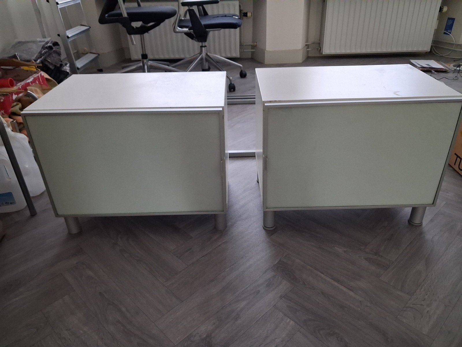 2x Ikea Besta nachtkastjes, Ophalen, Gebruikt, Minder dan 45 cm