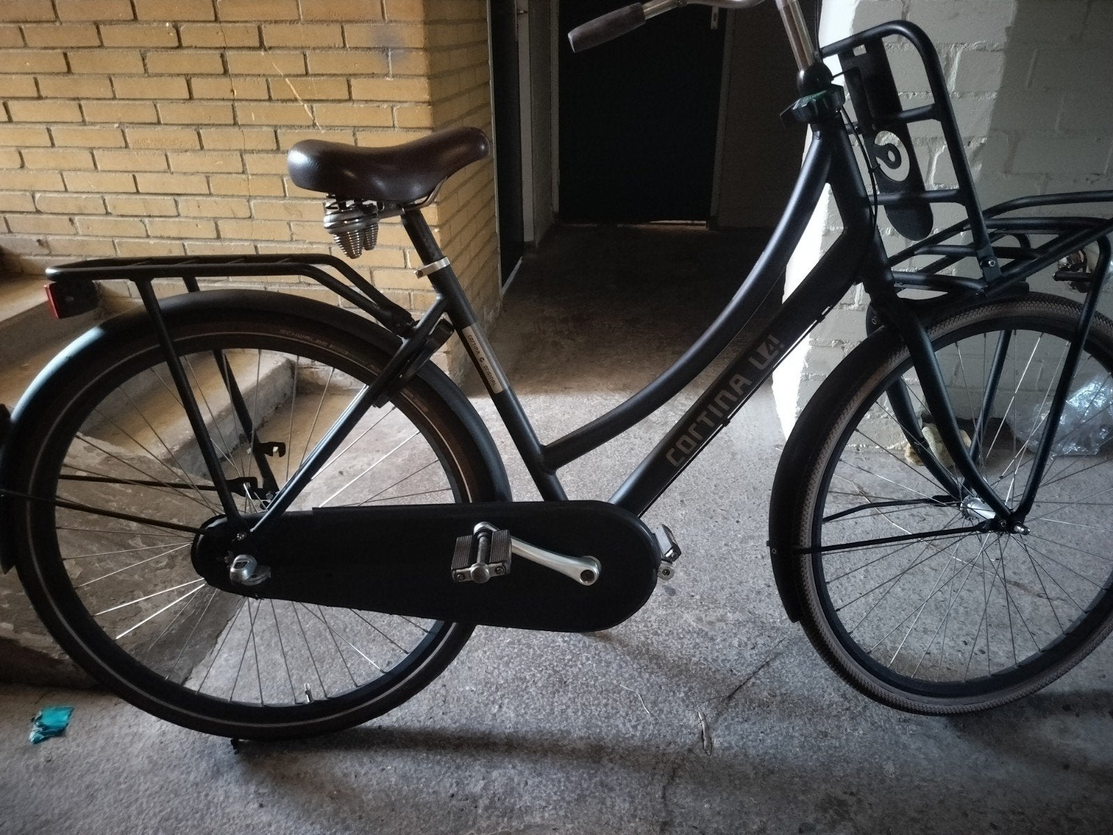 te koop Cortina u4  zgn, Ophalen, Terugtraprem, Cortina U4 transportfiets, 47 tot 50 cm