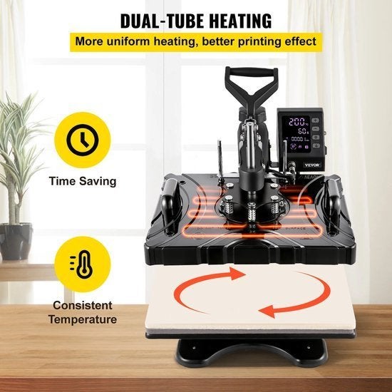 Multifunctionele Heat Press Machine – Hittepers, Corvance B.V., Verzenden, Nieuw, Corvancebol@gmail.com