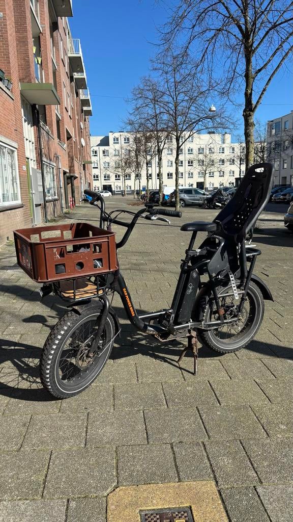 Rad Power Bikes RadRunner met mand en krat, Fietsen en Brommers, Elektrische fietsen, Ophalen of Verzenden, Gebruikt, Overige merken