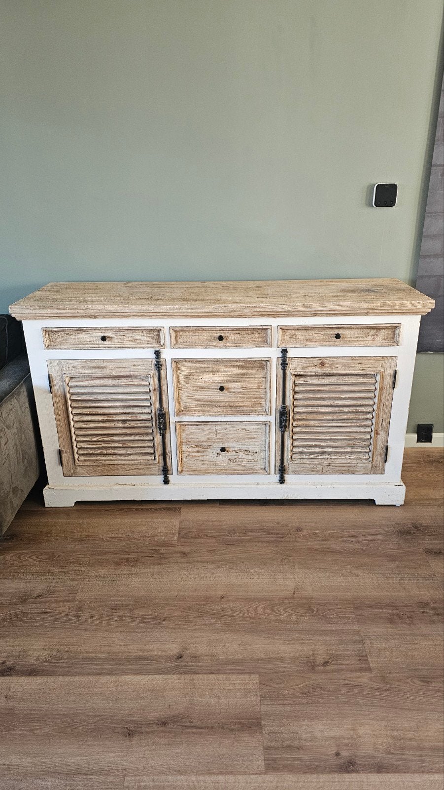 Landelijk dressoir/sideboard - 160x51x90 cm, Ophalen, Gebruikt, Met lade(s), 150 tot 200 cm